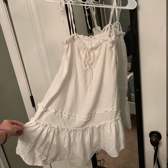 Pacsun ivory summer dress - Picture 2 of 4